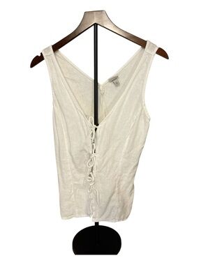 Women’s White Tie-Back Tank Top